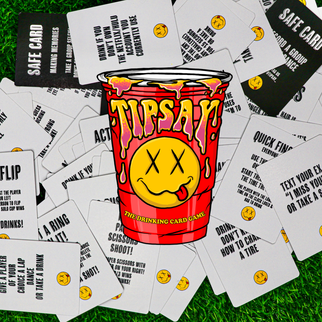 Tipsay Drinking Card Game Deck